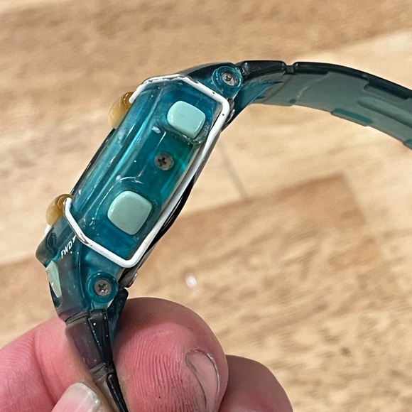 Casio Baby G Shock G-LIDE Watch - BG370 Jelly Green and Blue - Picture 6 of 6